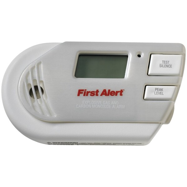 First Alert Explosive Gas and Carbon Monoxide 3-in-1 Alarm 1039760